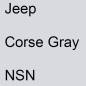 Preview: Jeep, Corse Gray, NSN.
